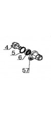 Рычаг и ось разблокировки привода ASI100 (арт. ASI.302)