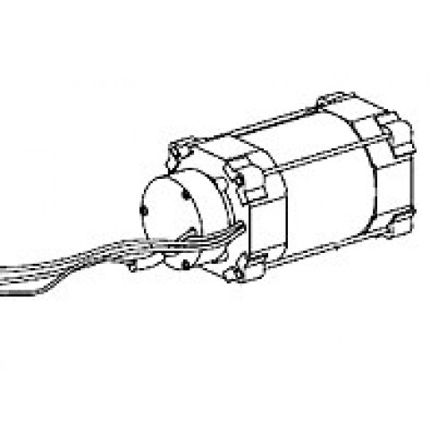 Электродвигатель с катушкой тормоза электромагнитного в сборе (арт. ASW.5007)